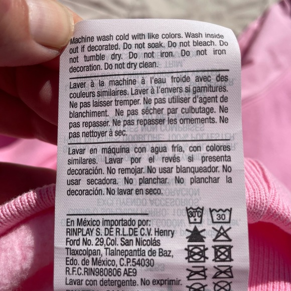 Chiara Ferragni x Champion Collab Pink Sweatshirt, Size M - Picture 14 of 16